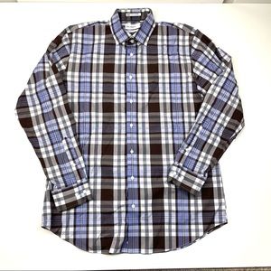Calibrate Mens Button Down Dress Shirt